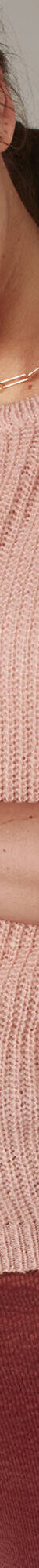 Cardigan boutons perles fantaisie, maille anglaise toucher doux (rose poudré) Cardigan boutons perles fantaisie, maille anglaise toucher doux (rose poudré)
